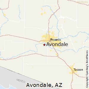 Avondale,Arizona Map