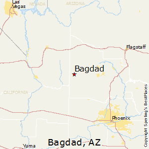 Bagdad,Arizona Map