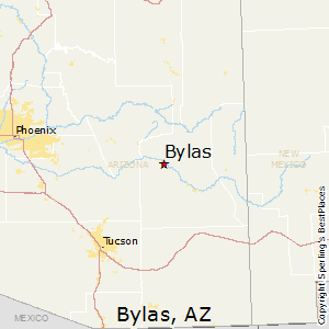 Bylas,Arizona Map