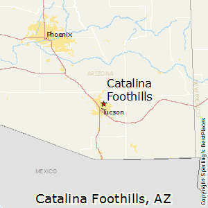 Catalina_Foothills,Arizona Map