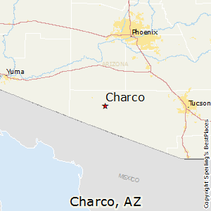 Charco,Arizona Map