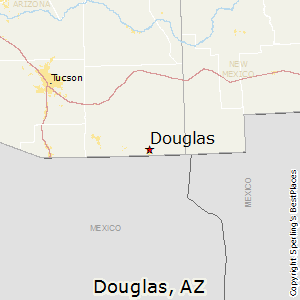 Douglas,Arizona Map