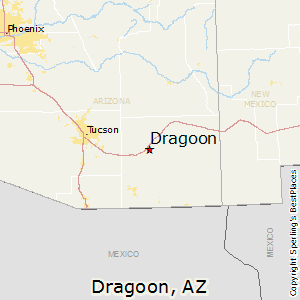 Dragoon,Arizona Map