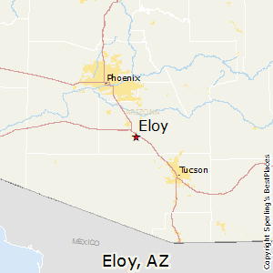 Eloy,Arizona Map