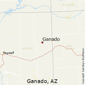 Ganado,Arizona Map