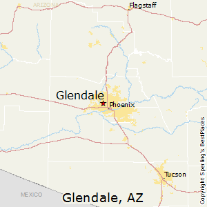 Glendale,Arizona Map