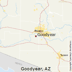 Goodyear,Arizona Map
