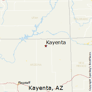 Kayenta,Arizona Map