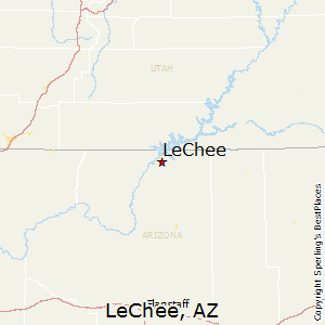 LeChee,Arizona Map