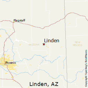 Linden,Arizona Map
