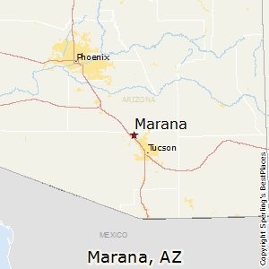 Marana,Arizona Map