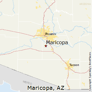 Maricopa,Arizona Map
