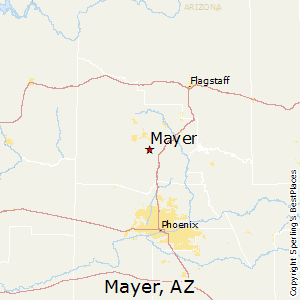 Mayer,Arizona Map