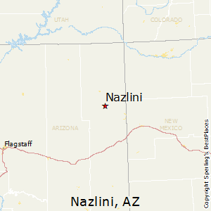 Nazlini,Arizona Map