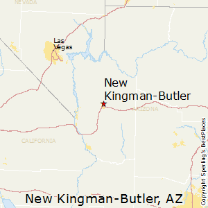 New_Kingman-Butler,Arizona Map
