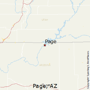 Page,Arizona Map