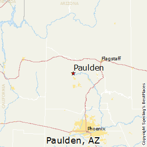 Paulden,Arizona Map