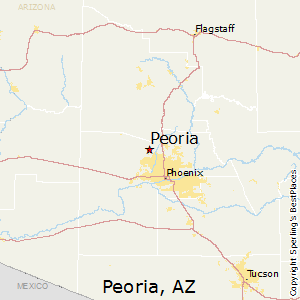 Peoria,Arizona Map