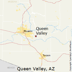 Queen_Valley,Arizona Map