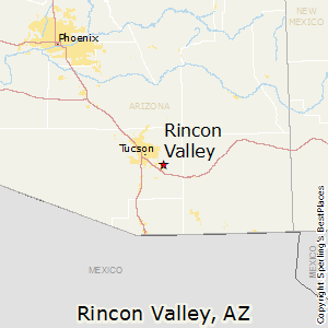 Rincon_Valley,Arizona Map