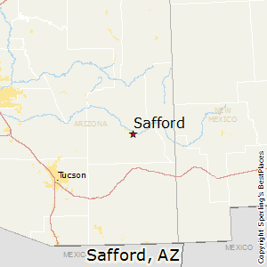 Safford,Arizona Map
