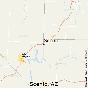 Scenic,Arizona Map
