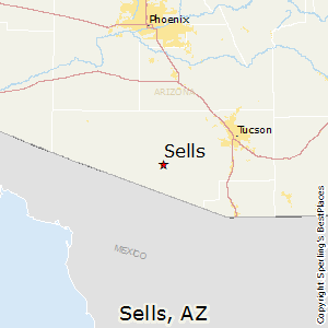 Sells,Arizona Map