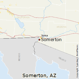 Somerton,Arizona Map
