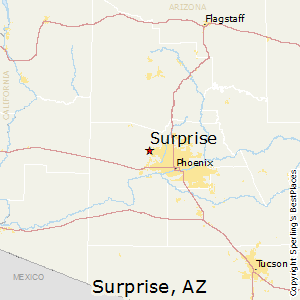 Surprise,Arizona Map