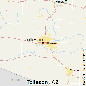 Tolleson,Arizona Map