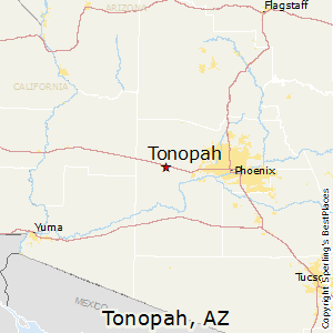 Tonopah,Arizona Map