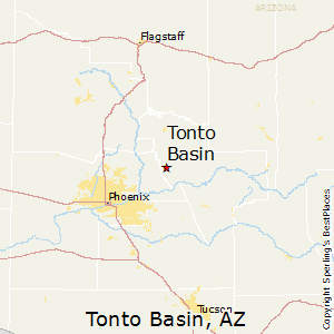 Tonto_Basin,Arizona Map