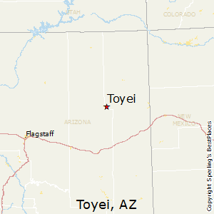 Toyei,Arizona Map