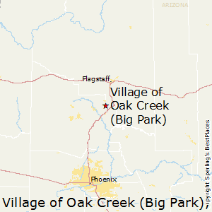 Village_of_Oak_Creek_(Big_Park),Arizona Map
