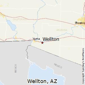 Wellton,Arizona Map
