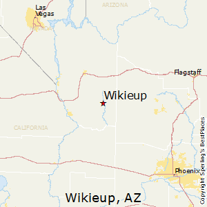 Wikieup,Arizona Map