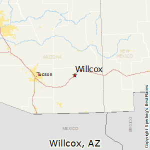 Willcox,Arizona Map