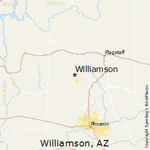 Williamson,Arizona Map