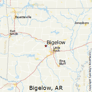 Bigelow,Arkansas Map