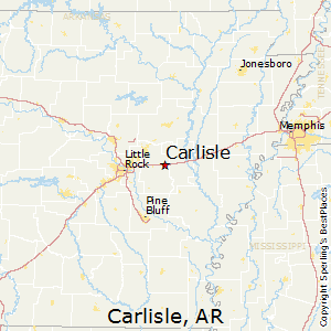 Carlisle,Arkansas Map