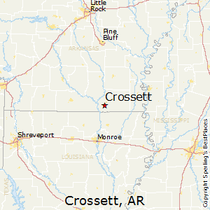 Crossett,Arkansas Map