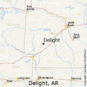 Delight,Arkansas Map