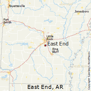 East_End,Arkansas Map