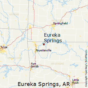 Eureka_Springs,Arkansas Map