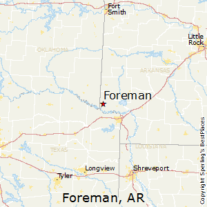 Foreman,Arkansas Map