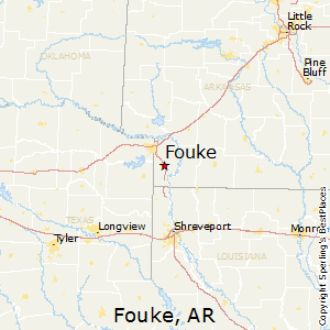 Fouke,Arkansas Map