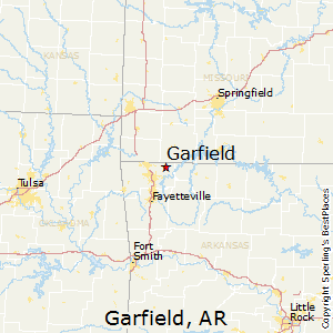 Garfield,Arkansas Map