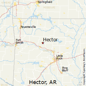 Hector,Arkansas Map