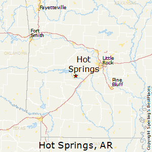 Hot_Springs,Arkansas Map