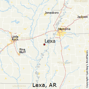 Lexa,Arkansas Map